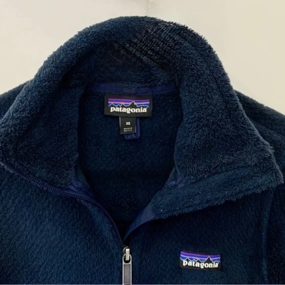 Patagonia Womens Re-Tool Full-Zip Jacket XS Navy Blue - Picture 2 of 9